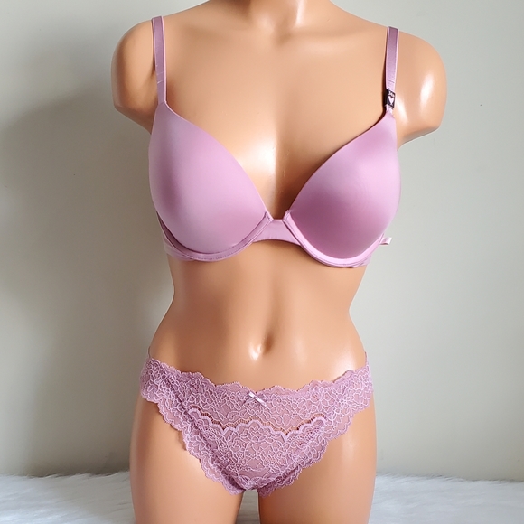 Victoria's Secret Other - VS PUSH-UP BRA 34D+VS DREAM ANGELS THONG M